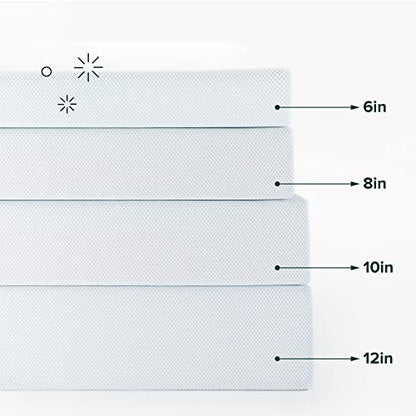 12-Inch Cool Memory Foam Hybrid Mattress, Queen Size, Medium Firm, Pressure Relief, CertiPUR-US Certified, Mattress in a Box