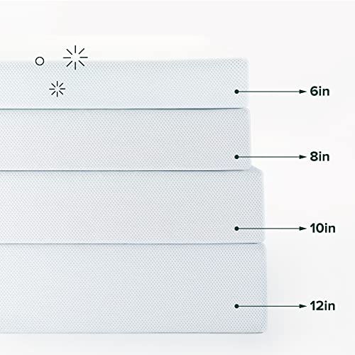 12-Inch Cool Gel Memory Foam Mattress, Twin XL Size, Medium Firm, Cooling, Pressure Relief, CertiPUR-US Certified, Fiberglass Free