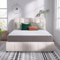12 Inch King Memory Foam Mattress | Medium Firm | White/Grey | 80" x 76"