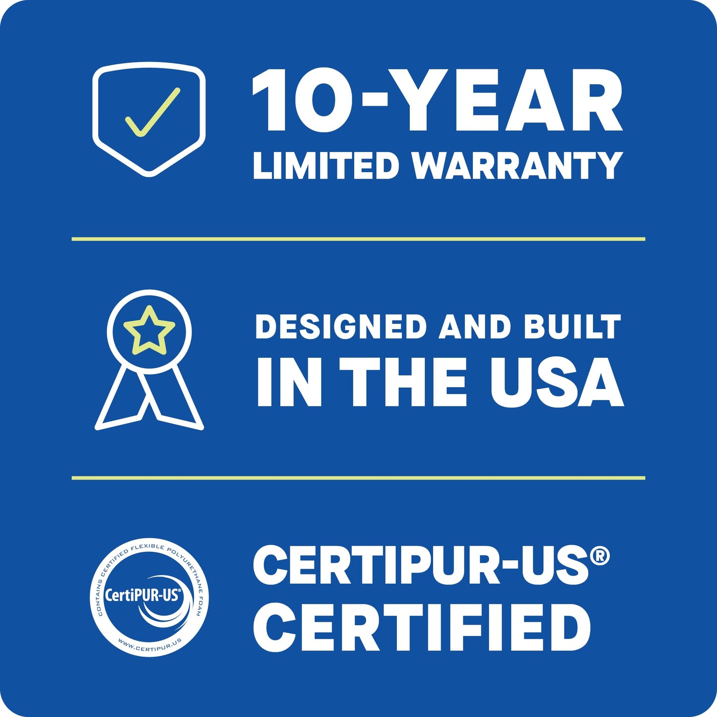 12 Inch Queen Memory Foam Mattress | Gel Foam with Transition Support | Surface-Guard Technology