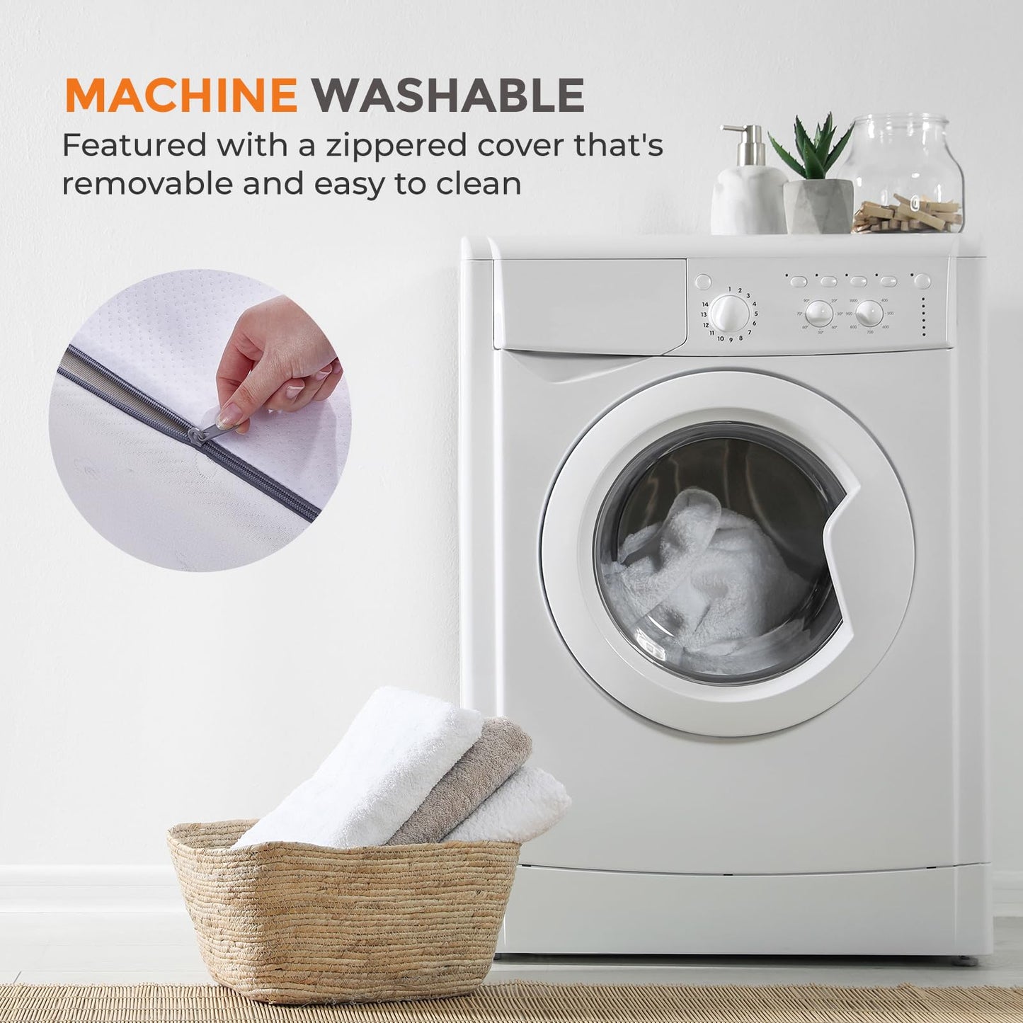 12 Inch Queen Size Memory Foam Mattress in a Box, Medium Firm Bed for Comfort & Pressure Relief, CertiPUR-US Certified