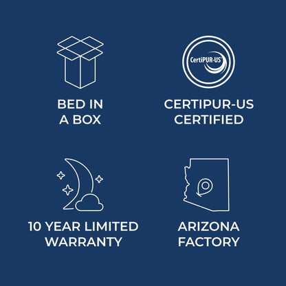 12 Inch King Size Hybrid Gel Memory Foam Mattress