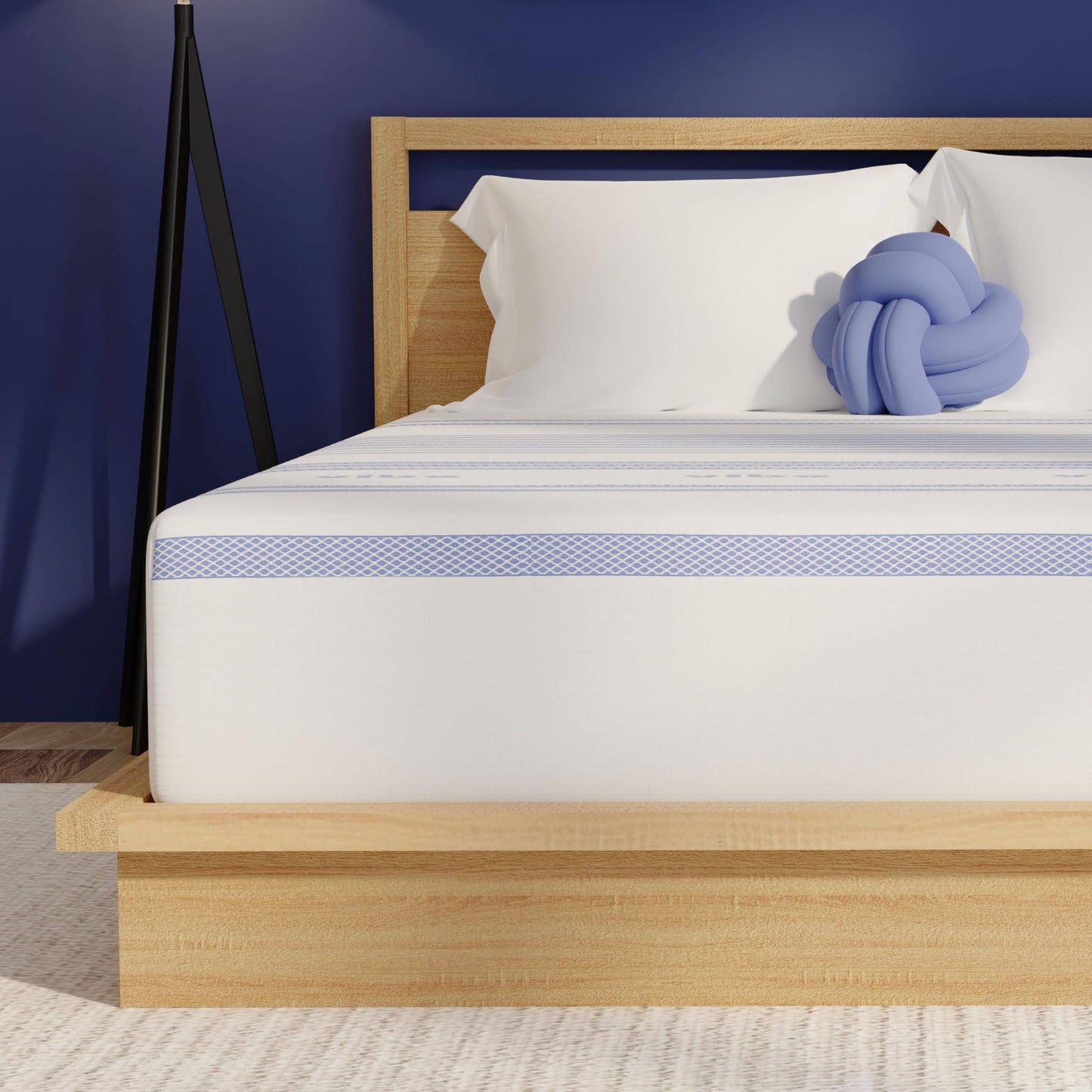 8 Inch King Memory Foam Mattress | Gel Bed in a Box | Fiberglass Free | CertiPUR-US Certified | White