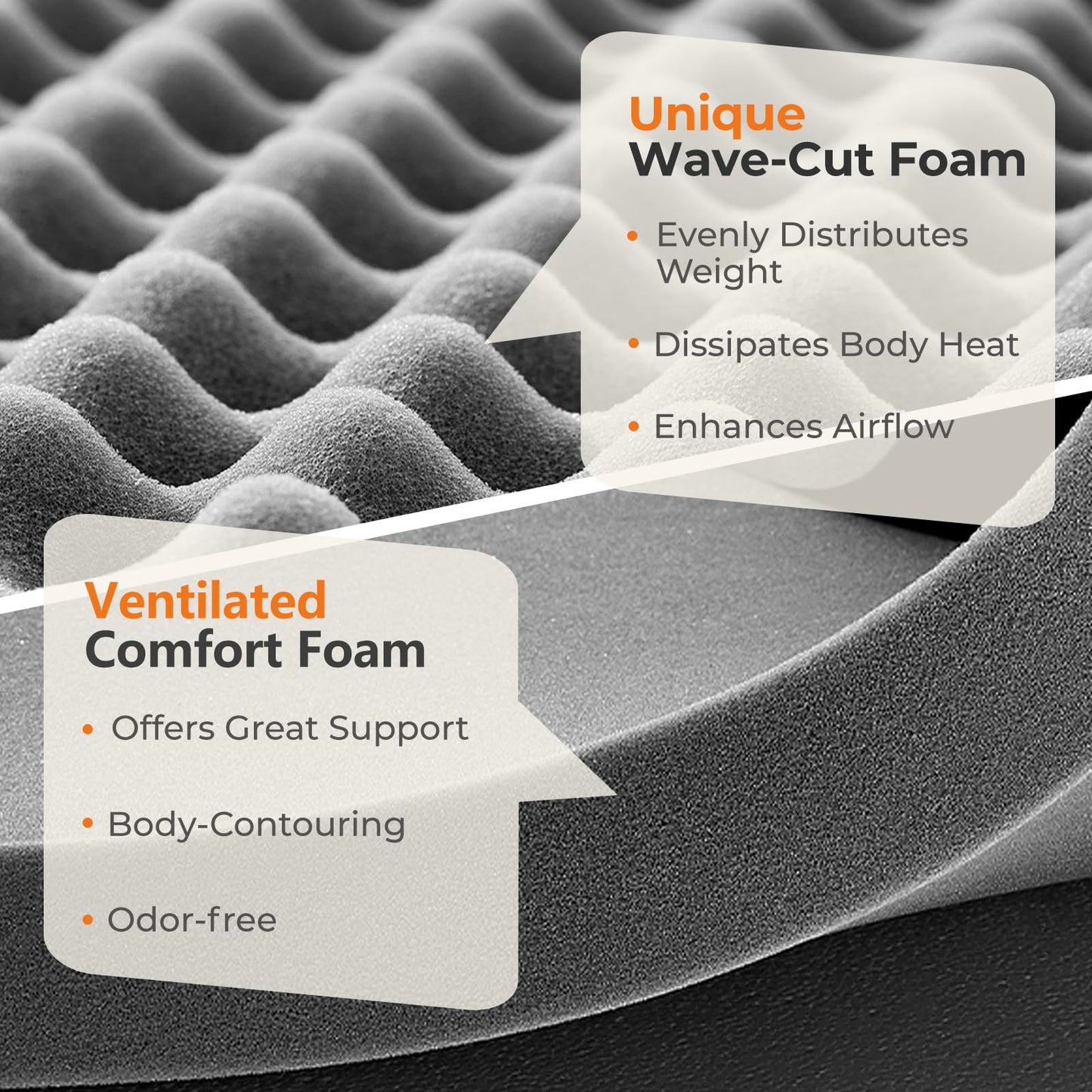 12 Inch Queen Size Memory Foam Mattress in a Box, Medium Firm Bed for Comfort & Pressure Relief, CertiPUR-US Certified