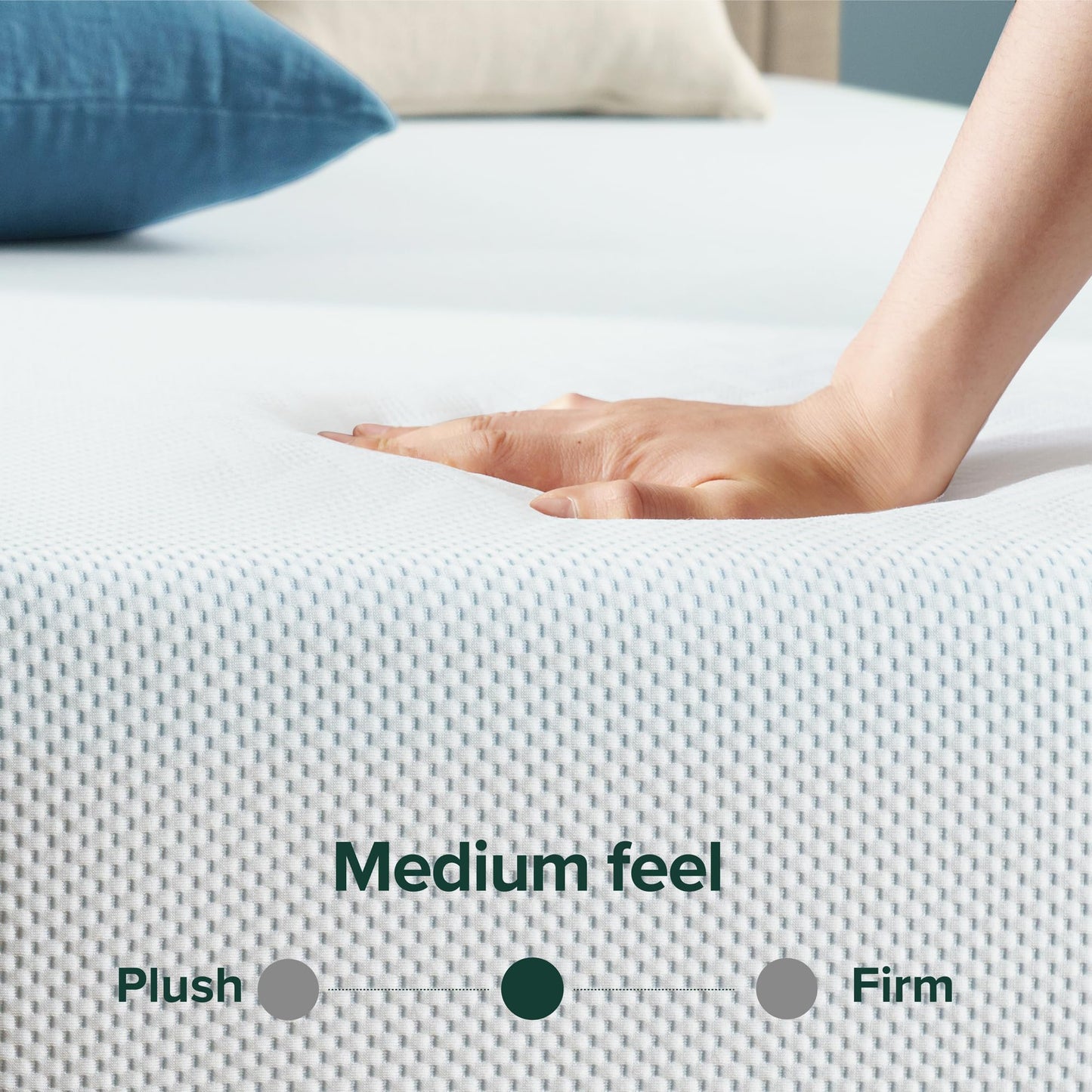 14-Inch Cool Memory Foam Hybrid Mattress, Queen Size, Medium Firm, Pressure Relief, CertiPUR-US Certified, Mattress in a Box