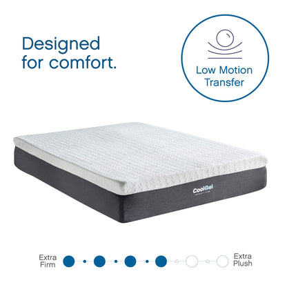 12-Inch Medium Firm Hybrid Mattress, Queen Size, Memory Foam with Individually Wrapped Pocket Coils, CertiPUR-US Certified, Fiberglass Free