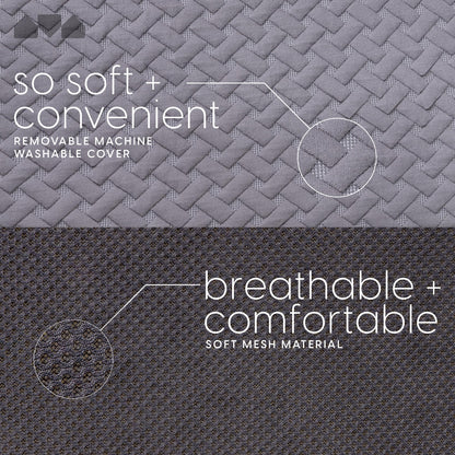 6 Inch Single Size Trifold Memory Foam Mattress, Portable & Foldable with Washable Cover, Guest Bed for Floor, RV, Travel, Camping & Sleepovers, 75" × 25"